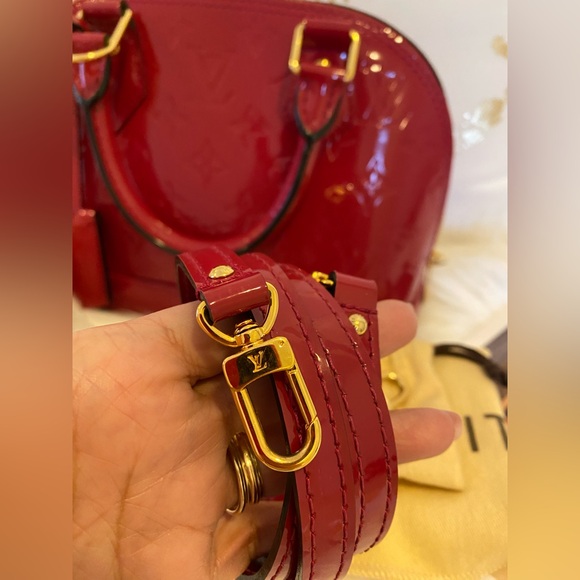 -SOMEWHAT RARE-💯% Authentic Vuitton Alma BB Rose Indien - Picture 6 of 17